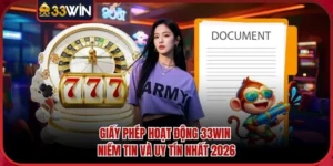 Giấy Phép Hoạt Động 33WIN - Niềm Tin Và Uy Tín Nhất 2026